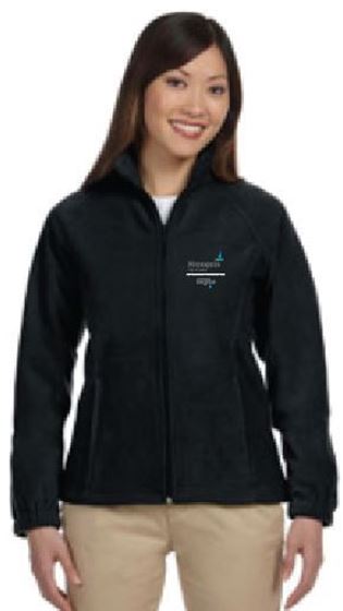 Picture of Ladies Harriton 8 oz. Full-Zip Fleece (M990W)ww