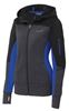 Picture of Sport-Tek® Ladies Tech Fleece Colorblock Full-Zip Hooded Jacket (LST245)PW