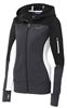 Picture of Sport-Tek® Ladies Tech Fleece Colorblock Full-Zip Hooded Jacket (LST245)PW