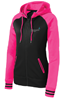 Picture of Sport-Tek® Ladies Sport-Wick® Varsity Fleece Full-Zip Hooded Jacket (  LST236 )