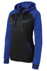 Picture of Sport-Tek® Ladies Sport-Wick® Varsity Fleece Full-Zip Hooded Jacket (  LST236 )