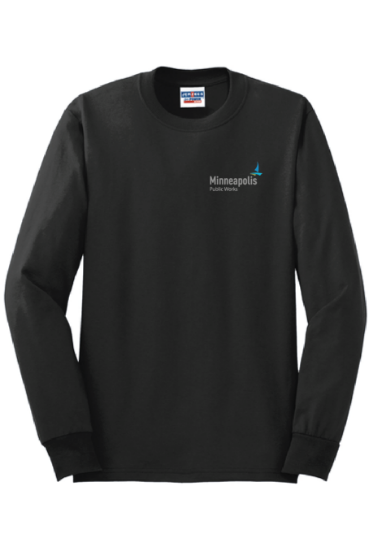 Picture of JERZEES® - Dri-Power® Active  unisex 50/50 Cotton/Poly Long Sleeve T-Shirt (29LS)ww