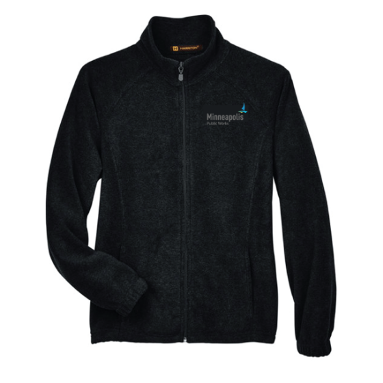Picture of Ladies Harriton 8 oz. Full-Zip Fleece (M990W)