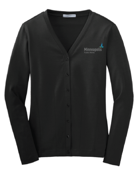 Picture of Ladies Modern Stretch Cotton Cardigan  (L515)