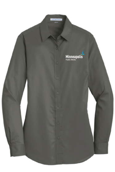 Picture of Ladies Port Authority® SuperPro™ Twill Shirt (L663)