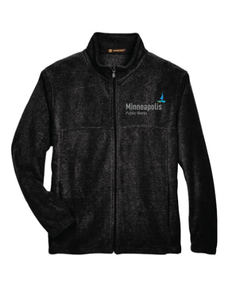 Picture of Men's Harriton 8 oz. Full-Zip Fleece (M990)