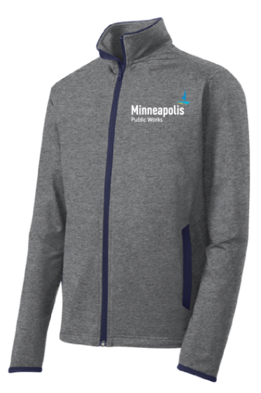 Picture of Men's Sport-Wick® Stretch Contrast Full-Zip Jacket (ST853)