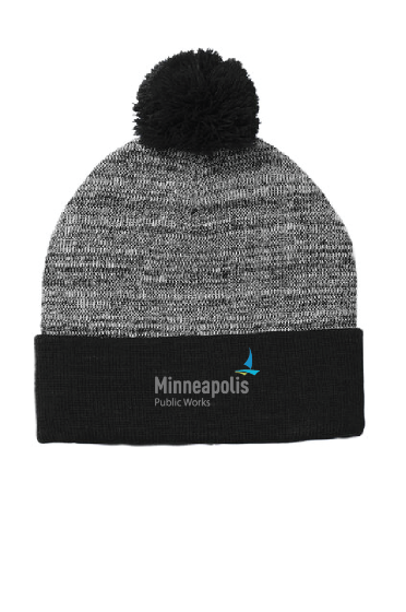 Picture of New Sport-Tek ® Heather Pom Pom Beanie (STC41)