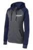 Picture of Sport-Tek® Ladies Sport-Wick® Varsity Fleece Full-Zip Hooded Jacket (  LST236 )