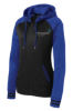Picture of Sport-Tek® Ladies Sport-Wick® Varsity Fleece Full-Zip Hooded Jacket (  LST236 )